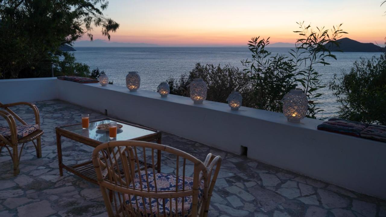 Ivi Beach Front Villa, Leros Vromolithos Exterior foto